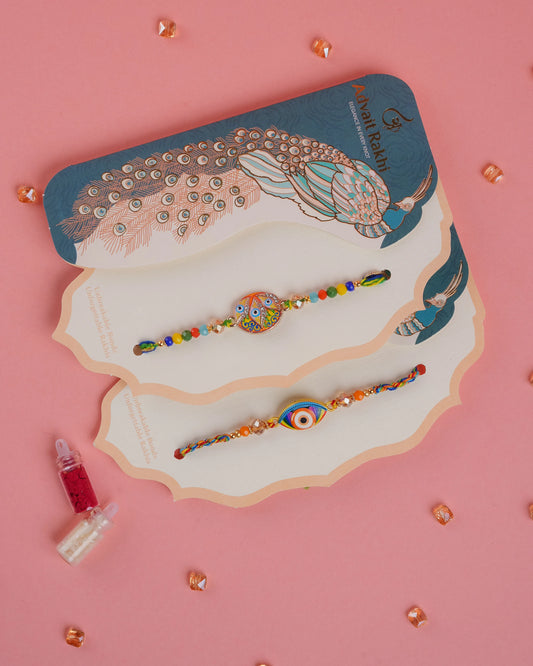 Evil Eye Duo Rakhi Set