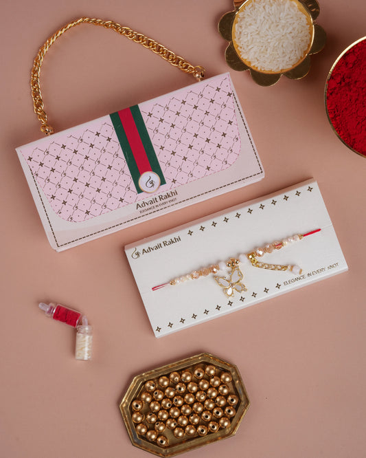Clutch Collection – MOP Butterfly Rakhi