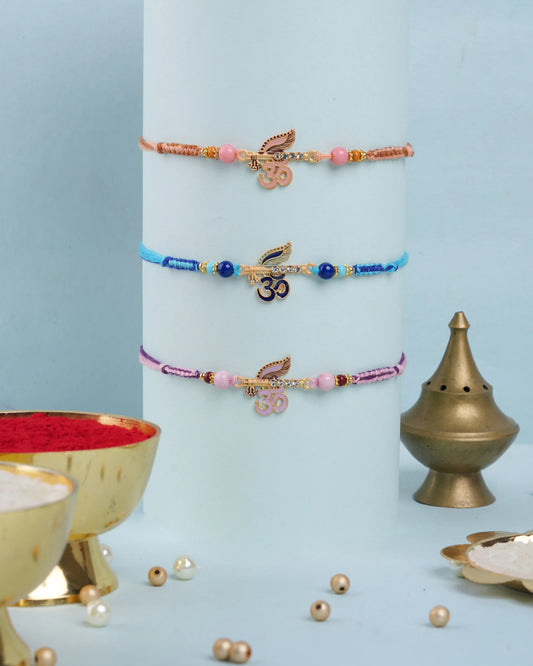 Rangrez OM Rakhi Set