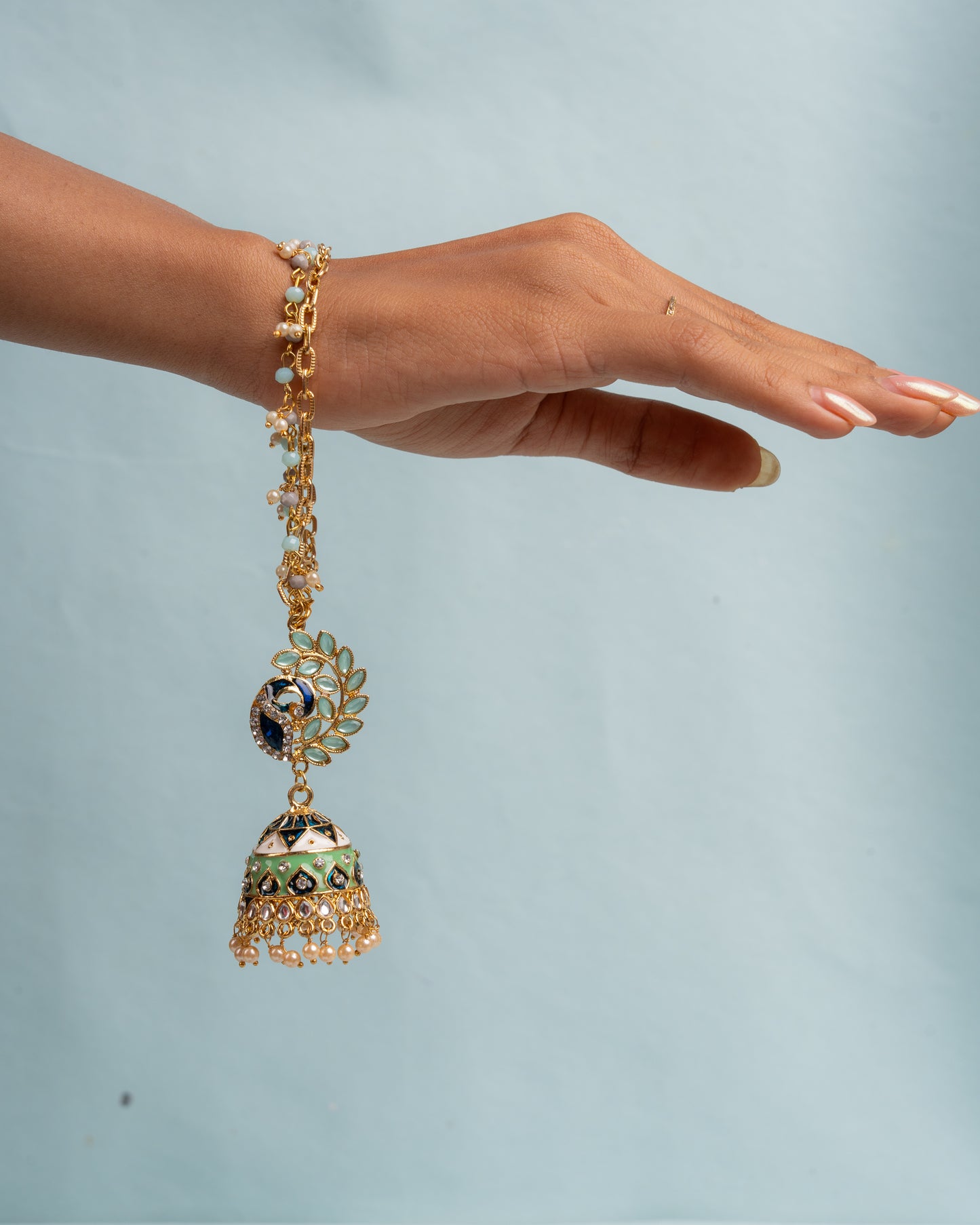 The Royal Mayur Set (Bhaiya-Bhabhi Rakhi Duo)