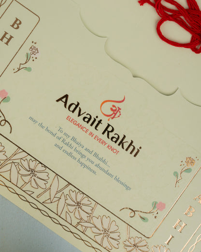 Unique Evil Eye Bhai Bhabhi Rakhi Set