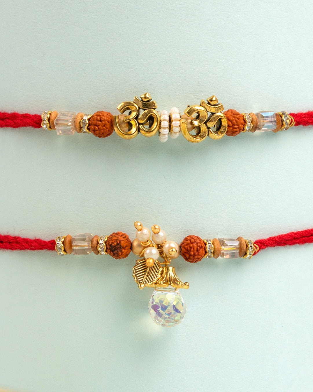 Om Shringaar Bhai Bhabhi Rakhi set