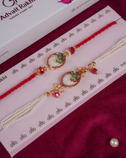 Gleam & Grace Bhai Bhabhi Rakhi Set