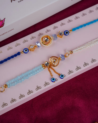 Shyam-Rang bhai bhabhi rakhi Set