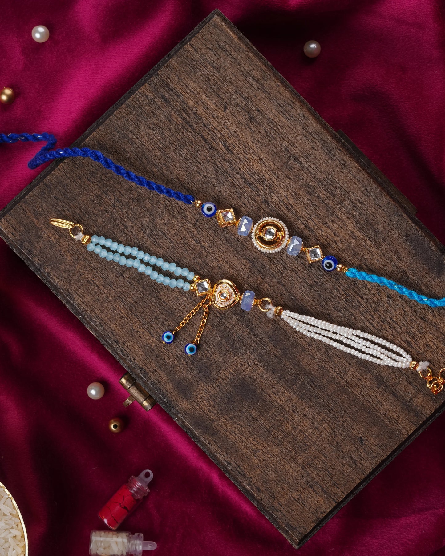 Shyam-Rang bhai bhabhi rakhi Set