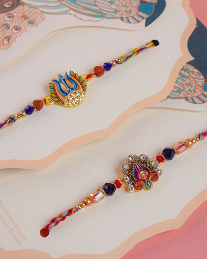 Shakti-Saumya Rakhi Set